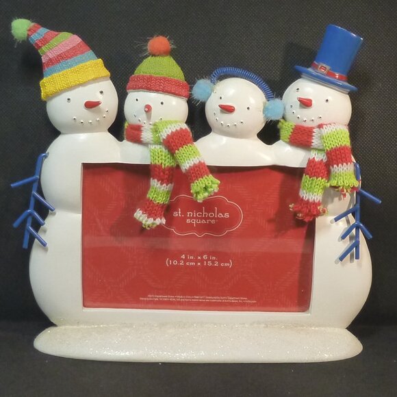 Kohls Snowmen Picture Frame - Picture 1 of 6